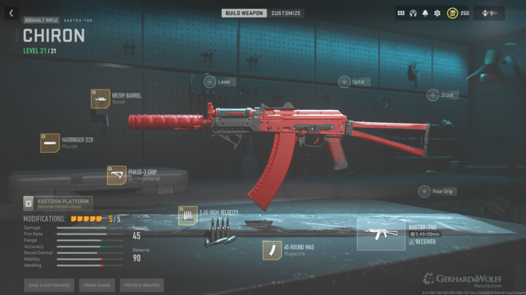 Best Kastov 74u Loadout in Warzone 2.0 – Attachments and Tuning